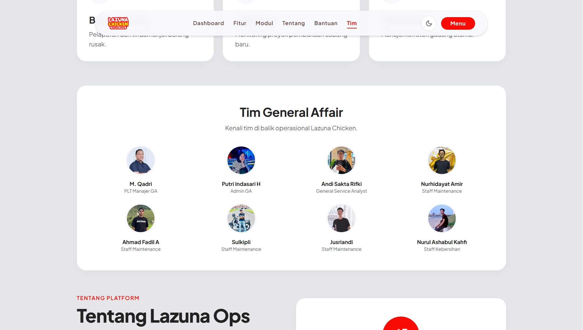 GA Portal Remake - Our Team